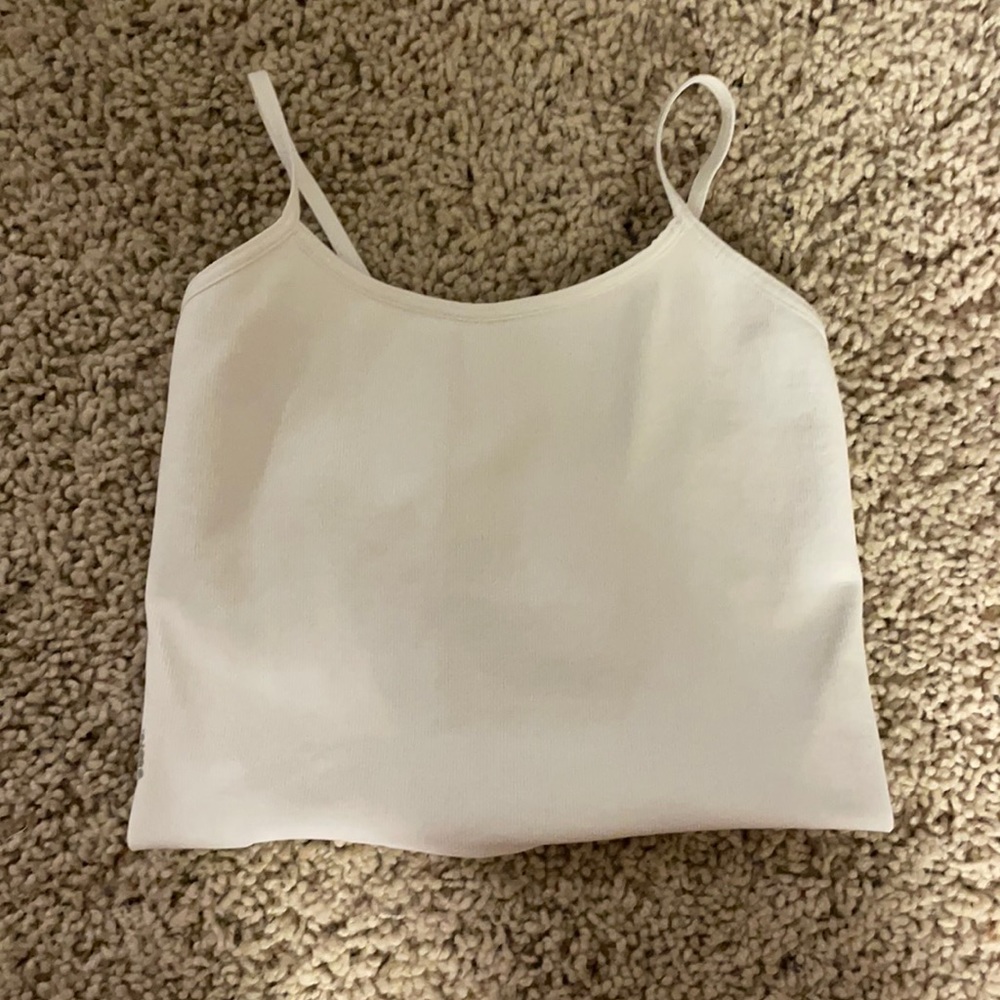 Free people athletic crop top white size xs/s